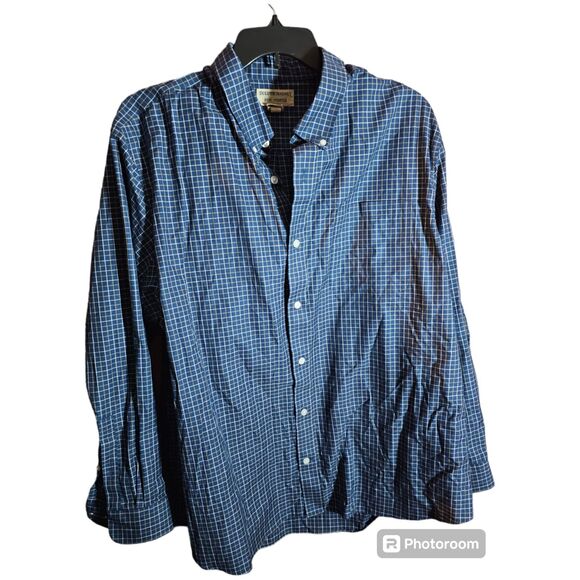 Duluth Trading Wrinkle Fighter Button Down Shirt Size 3XL - Picture 1 of 2